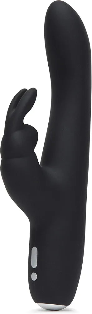 Fifty Shades of Grey Slimline Silicone G-Spot Rabbit Vibrator - 9 Vibration Modes, 3 Speeds, Rechargeable & Waterproof
