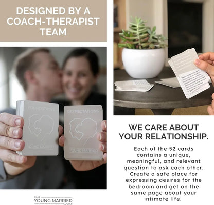 Intimacy Conversation Starter Deck: 52 Relationship Building Questions for Couples