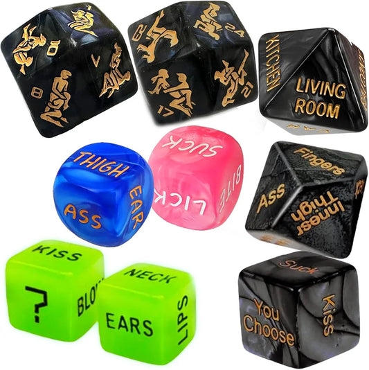 Romantic Adult Dice Game for Couples: Intimate Foreplay and Date Night Activity