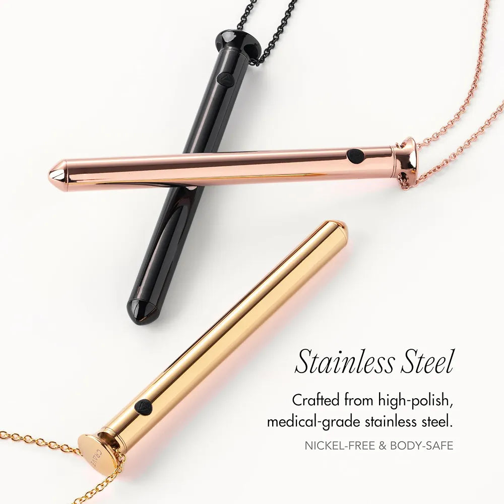 Crave Vesper 2 Original Vibrator Necklace - Discreet Wearable Luxury Vibrating Pendant for Adults