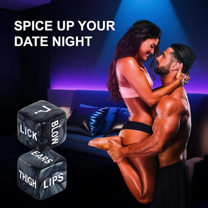 Romantic Couples Position Dice Game for Date Night