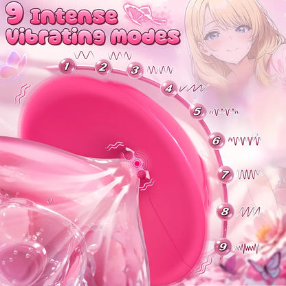 7-Mode Vibrating Nipple Clamps for Couples Pleasure