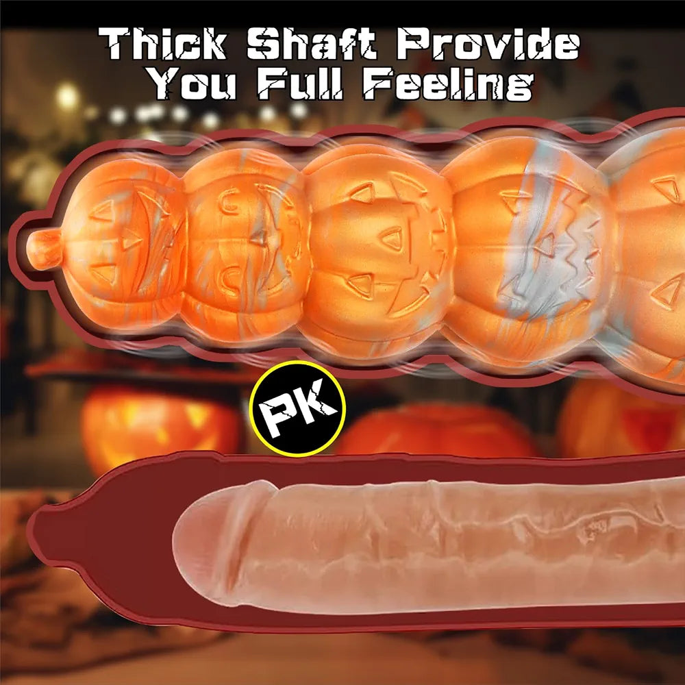 11-Inch Realistic Silicone Fantasy Dildo with Suction Cup, Ribbed Texture for G-Spot and Prostate Stimulation