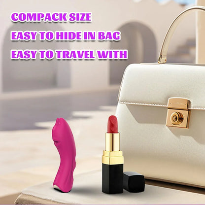 10-Speed Rechargeable Finger Vibrator for Clitoral and G-Spot Stimulation