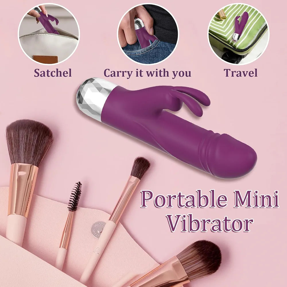 12-Mode Silicone G-Spot and Clitoral Vibrator for Targeted Pleasure