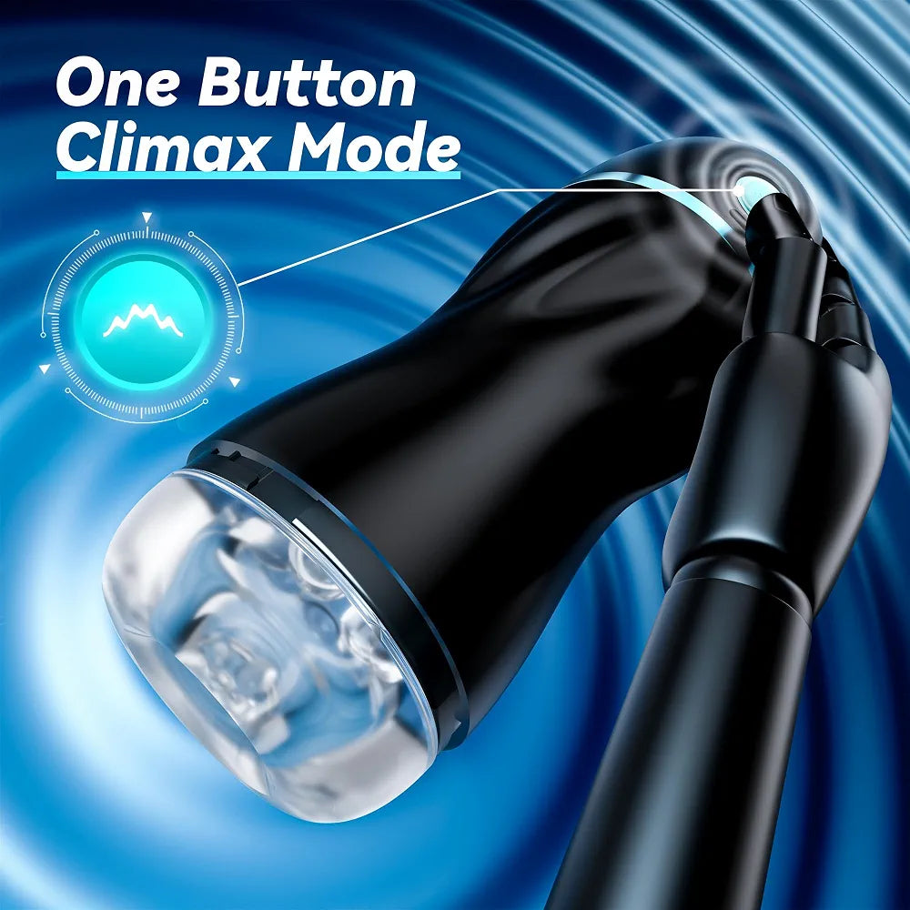 EINSEO AI-Powered Suction Masturbator with 7 Vibration Modes - Realistic Pocket Pussy Adult Toy