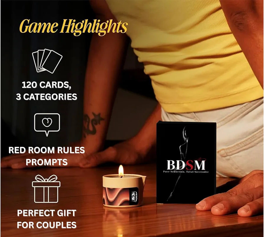Intimate Couples Kink & BDSM Card Game: 120 Erotic Challenges for Date Night