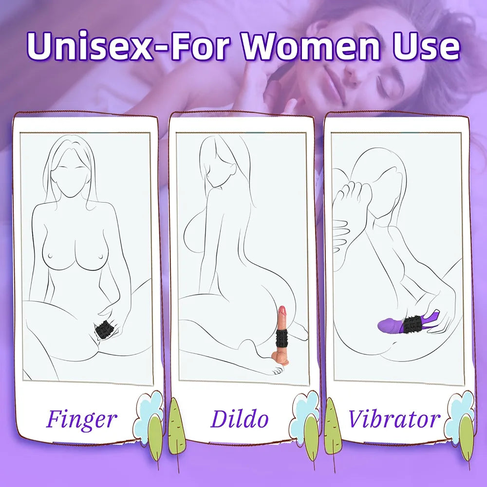 6-Piece Textured Silicone Penis Sleeve and Cock Ring Set for Enhanced Performance and Stamina
