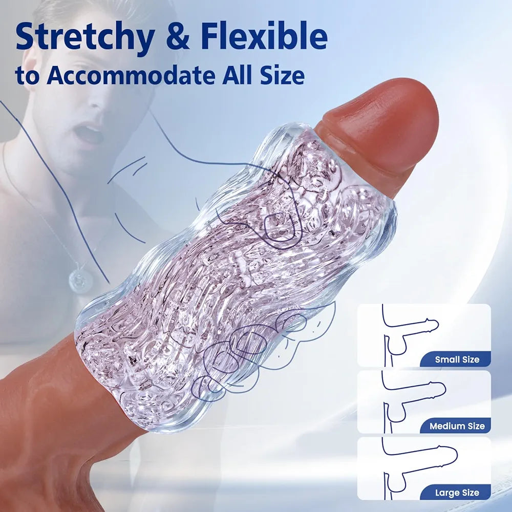 IMOTANI Realistic TPE Penis Training Sleeve and Masturbation Stroker for Men