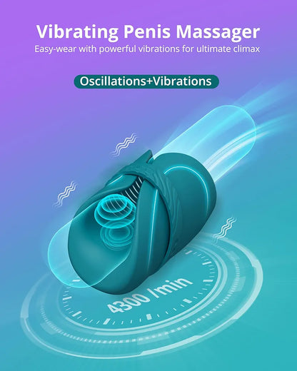 LOVENSE Gush 2 App-Controlled Automatic Male Masturbator with Vibration, Oscillation, and Endurance Training