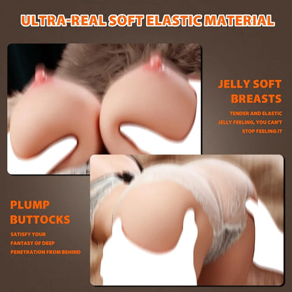Sexpower 24LB Realistic Female Torso Sex Doll with Enhanced Curves and Complete Cleaning Kit