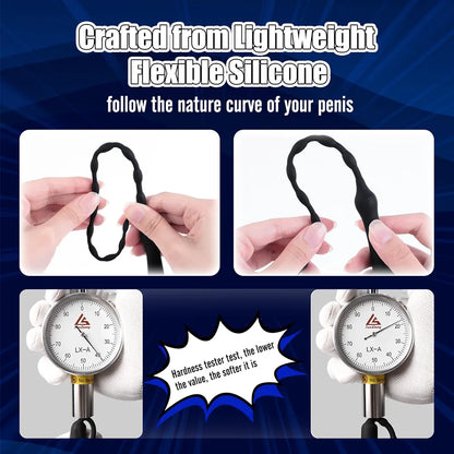 10.6-Inch Vibrating Urethral Sound and Penis Stimulator Plug for Men