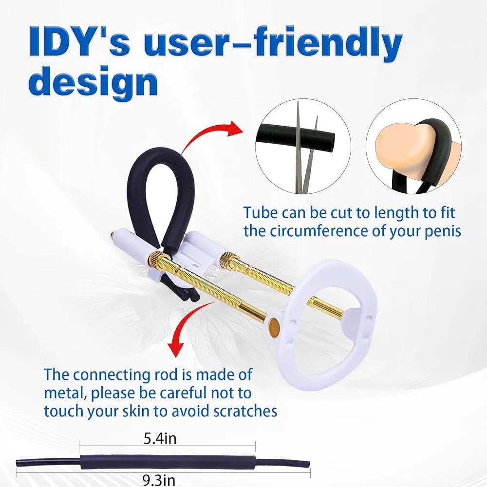 Adjustable Male Penis Traction Training and Stretching Device Kit