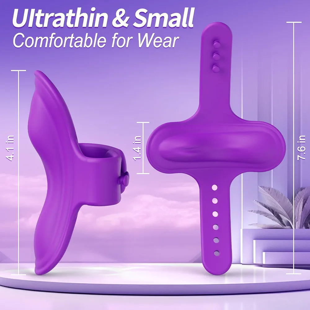 Remote-Controlled Wearable Panty Vibrator for Women and Couples - App-Enabled Clitoral and Vaginal Stimulator