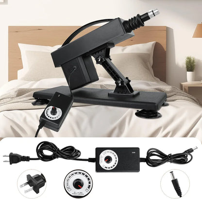 Automatic Thrusting Dildo Machine with 3 XLR Attachments and Suction Cup Base
