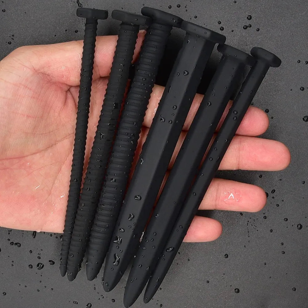 6-Piece Flexible Silicone Urethral Dilator and Sounding Trainer Kit for Men