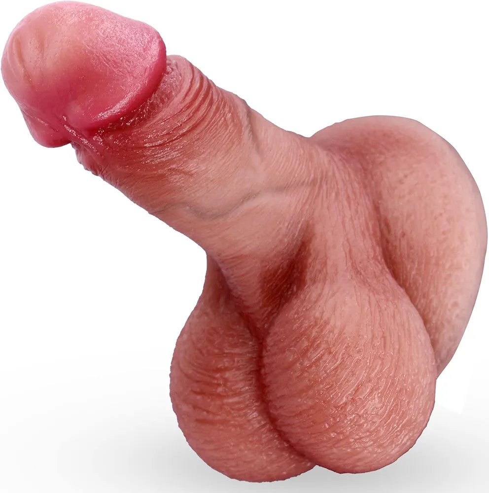 6-Inch Realistic Liquid Silicone Dildo with Suction Cup for Beginners - Soft & Firm G-Spot Stimulation