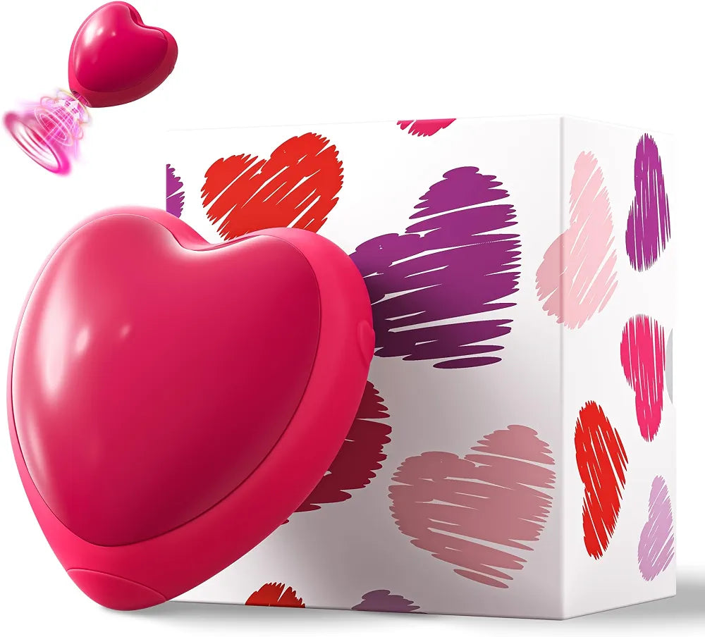Rose-Shaped Clitoral Suction Vibrator with 9 Intensity Modes, Waterproof Silicone