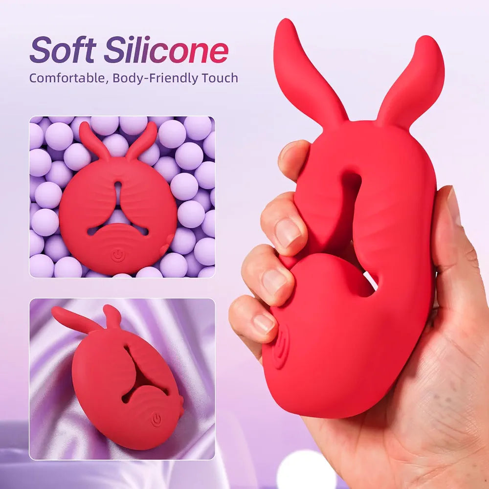 4-in-1 BDSM Nipple Stimulation Set with 10-Mode Vibrating Clamps and Weighted Pleasure Tools