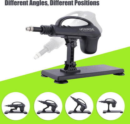Joynse Automatic Thrusting Sex Machine with Suction Cup, 3XLR Connector, and 8 Interchangeable Attachments