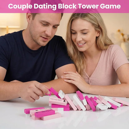 Couples Intimate Stacking Tower and Sex Dice Game Set