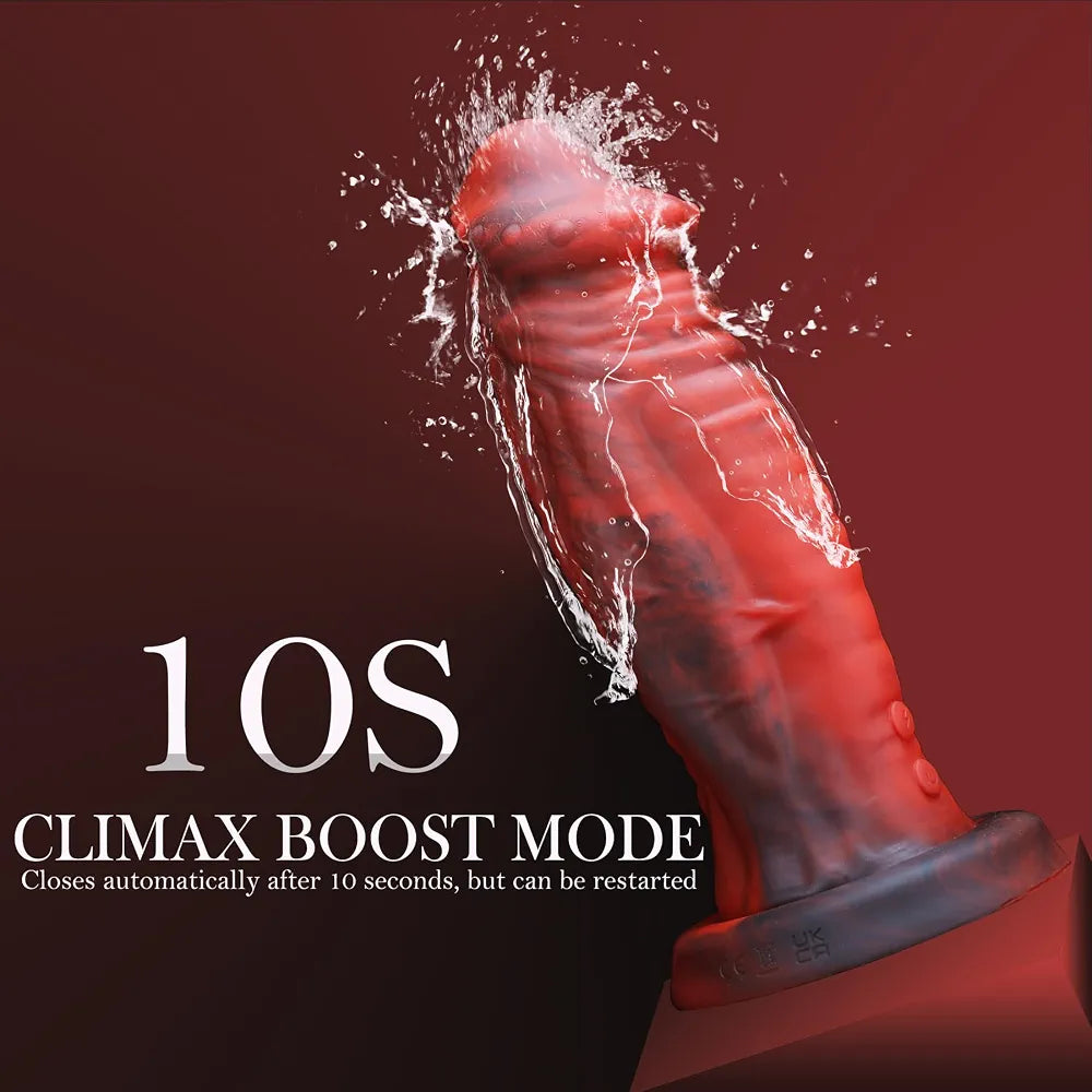 Realistic 8.7-Inch Vibrating Dildo with 8 Modes and Suction Cup Base