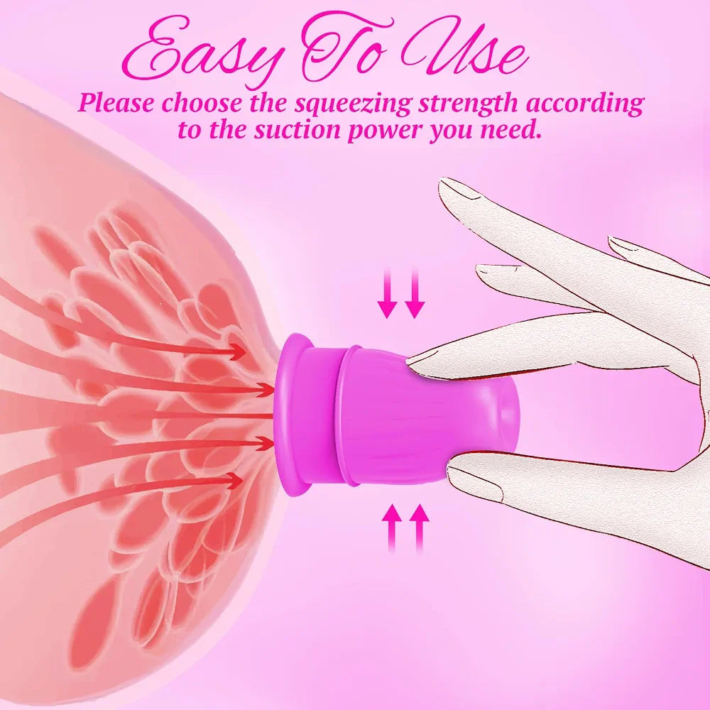 Silicone Nipple Suction Stimulator Set for Couples