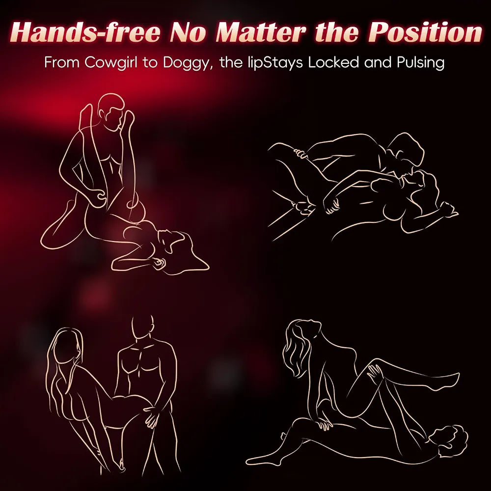 App-Controlled Wearable Clitoral Suction Vibrator and Remote Couples Stimulator