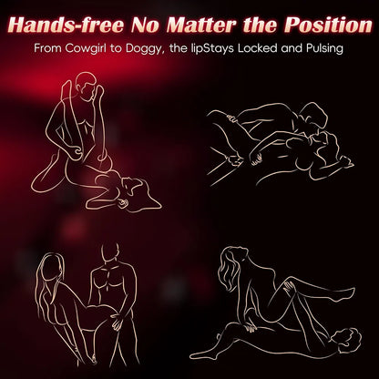 App-Controlled Wearable Clitoral Suction Vibrator and Remote Couples Stimulator