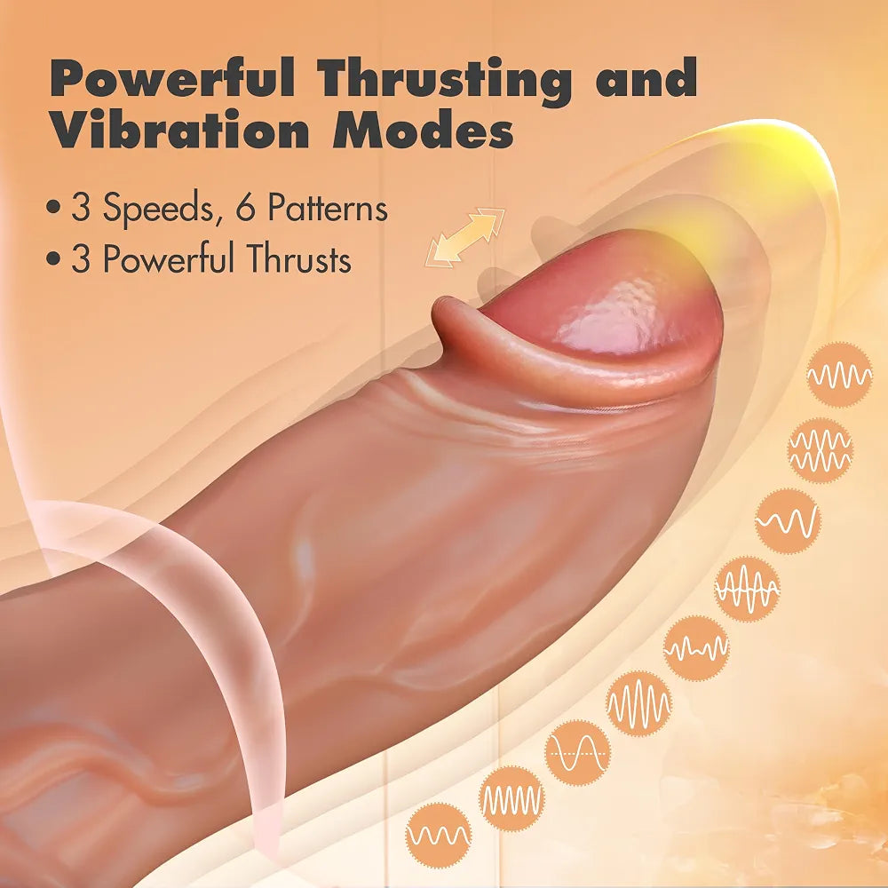 Dr. Skin Brody Realistic Thrusting G-Spot Vibrator with Remote and Suction Base