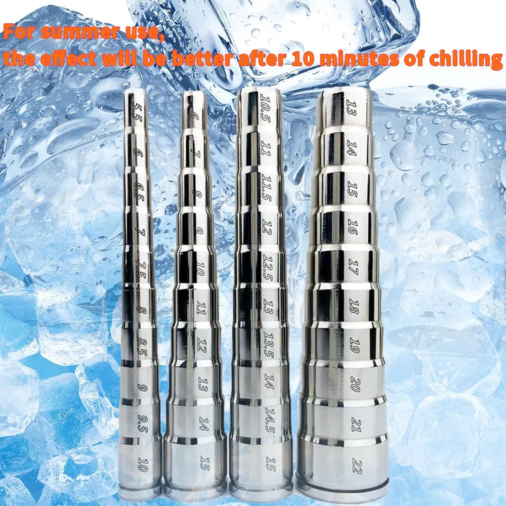 Progressive Stainless Steel Urethral Dilator and Prostate Stimulator for Men