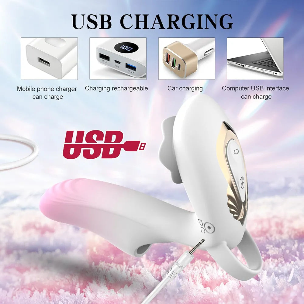 Butterfly Wearable Panty Vibrator - 10-Mode G-Spot & Clitoral Stimulator for Couples