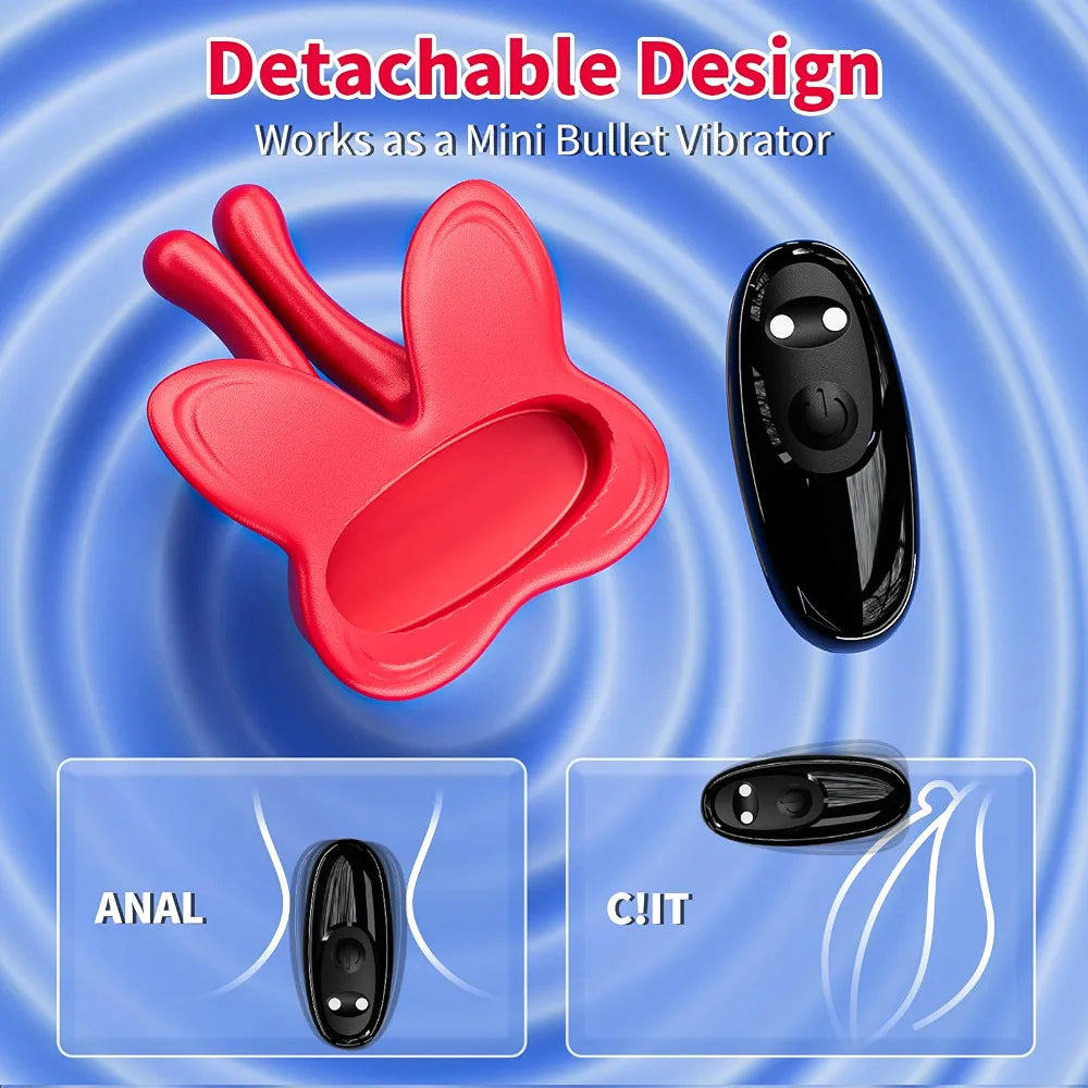 9-Mode Magnetic Vibrating Nipple Clamps for Couples