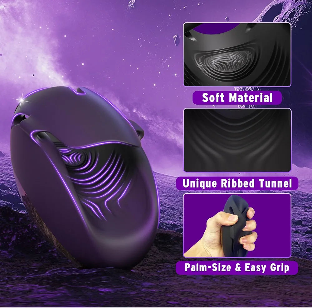 Automatic Hands-Free Vibrating Male Masturbator and Penis Stroker Trainer
