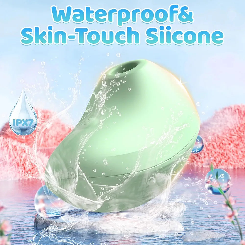 9-Mode Rechargeable Clitoral and G-Spot Vibrator with Suction Technology for Women