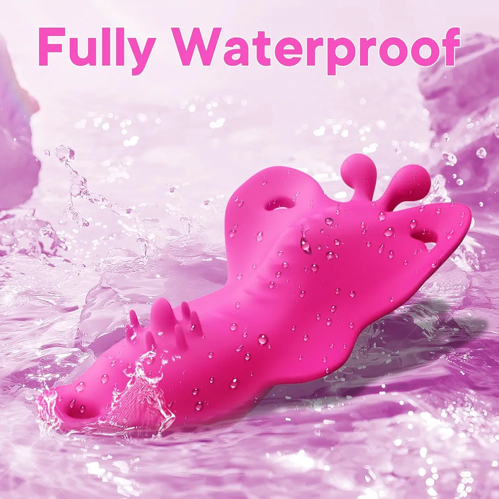 Discreet Butterfly Wearable Thong Vibrator with App Control and 9 Vibration Modes