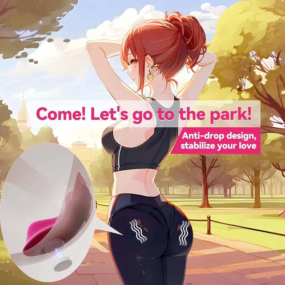 App-Controlled Wearable Butterfly Vibrator with 9 Vibration Modes - Discreet Clitoral Stimulator for Women