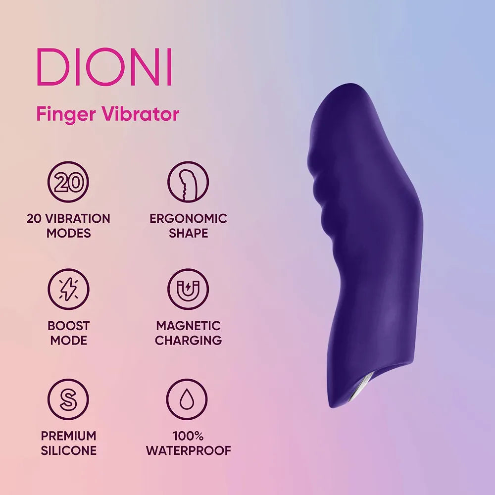 DIONI 20-Mode G-Spot and Clitoral Vibrator for Couples and Solo Play