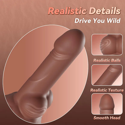 Zenvester Remote-Controlled Prostate Massager with 10 Vibration and Thrusting Modes