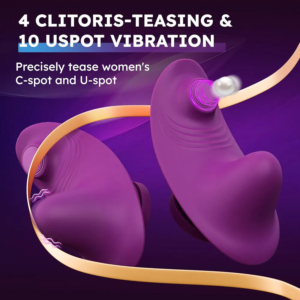Butterfly Panty Vibrator with Remote: 14 Vibration Modes for Clitoral and G-Spot Stimulation