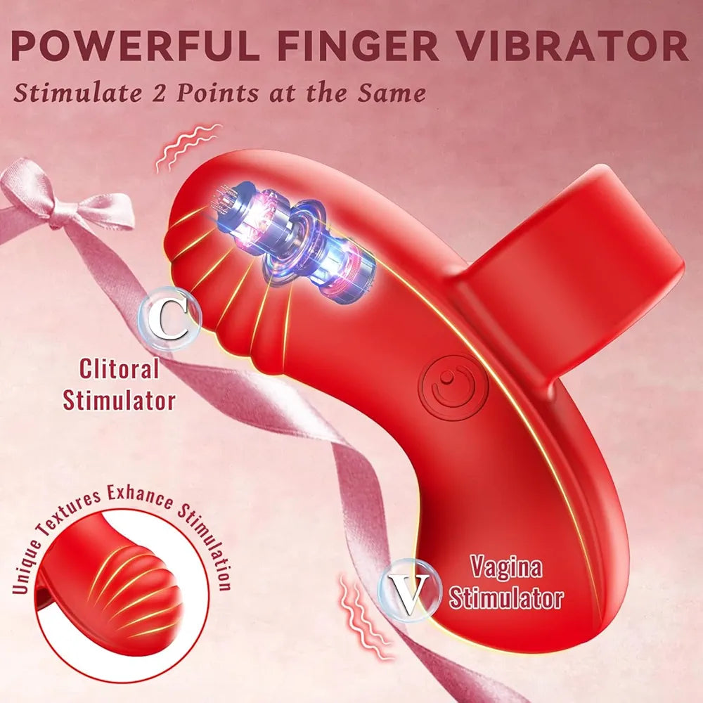 10-Mode Discreet Finger Bullet Vibrator for Clitoral and Nipple Stimulation