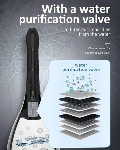 Reusable 7-Spout Anti-Backflow Enema Bulb and Shower Attachment for Colon Cleansing and Personal Hygiene