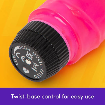 Premium 8-Inch Realistic Multispeed Vibrating Dildo for Couples and Solo Play - Waterproof Pink