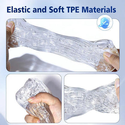 IMOTANI Realistic TPE Penis Training Sleeve and Masturbation Stroker for Men