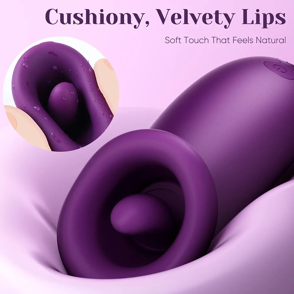 Premium Waterproof Oral Stimulation Device with Pulsating Licking Technology