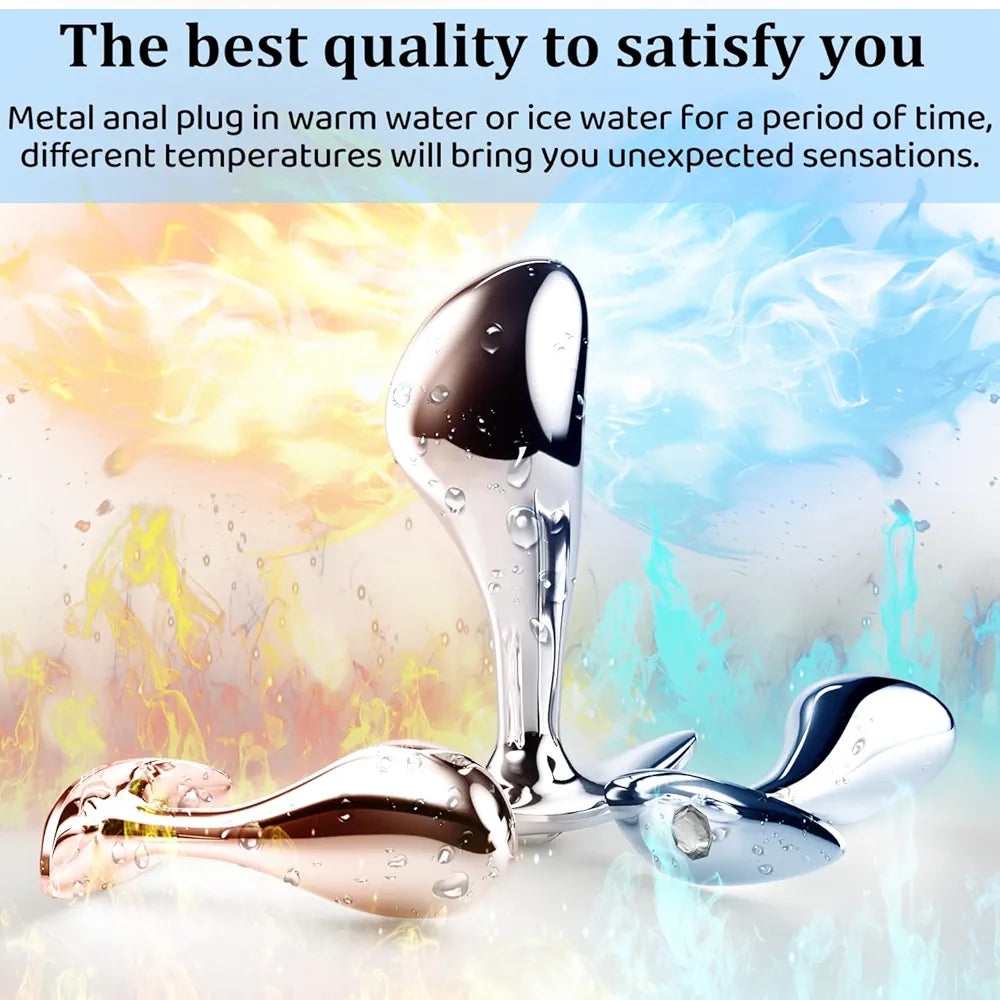 Beginner Anal Training Kit: Ergonomic Silicone Butt Plug for Prostate Massage and Comfort