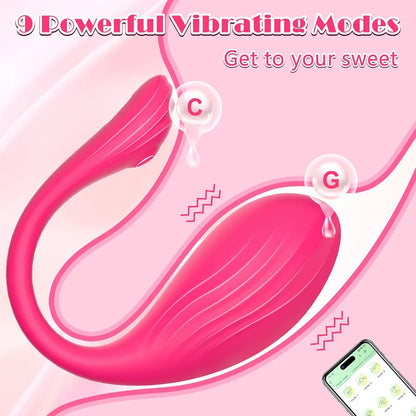 Premium App-Controlled Wearable Bullet Vibrator for Couples - Discreet G-Spot and Clitoral Stimulator