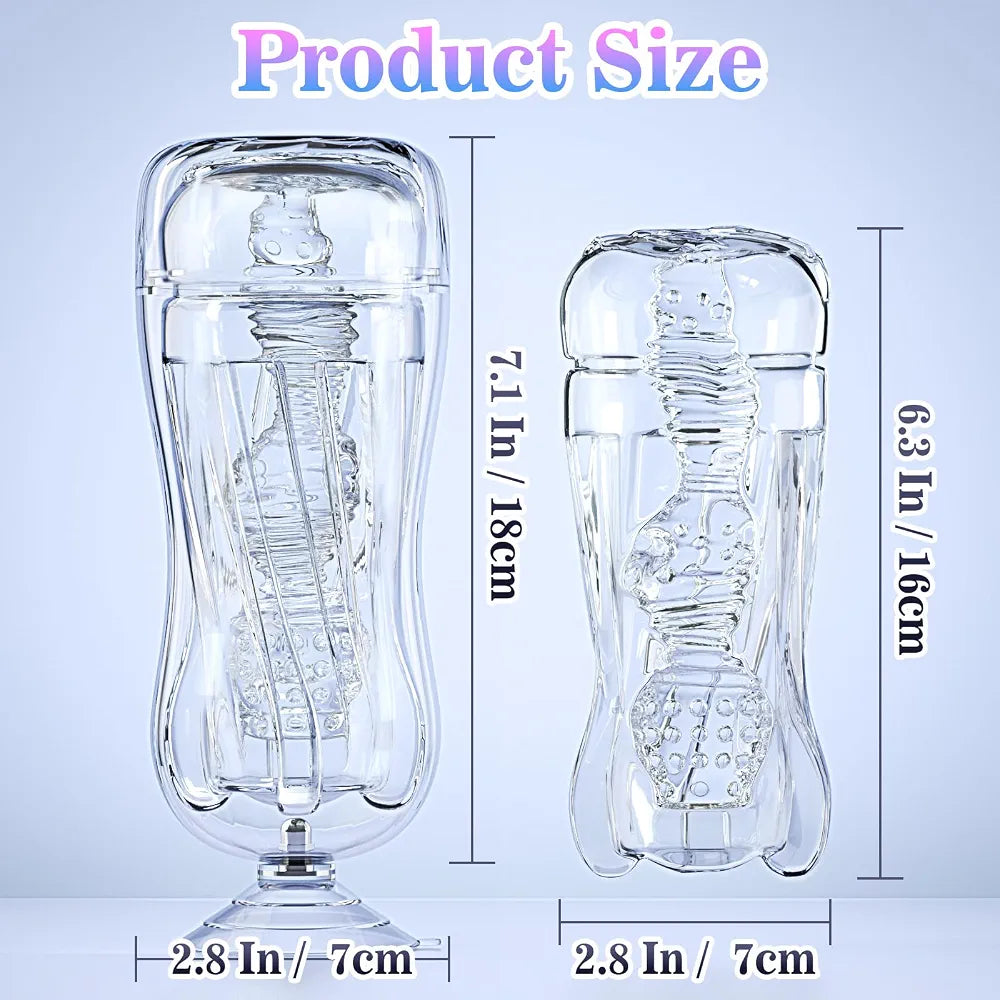 Realistic TPE Male Masturbation Sleeve with Suction Cup and 3D Texture