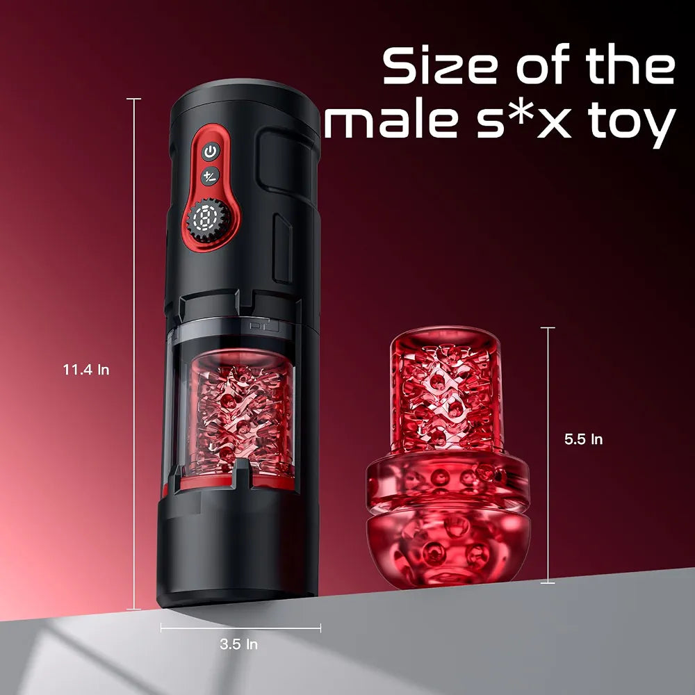 VIIGOO Automatic Male Masturbation Cup with 5 Thrusting and 9 Rotation Modes