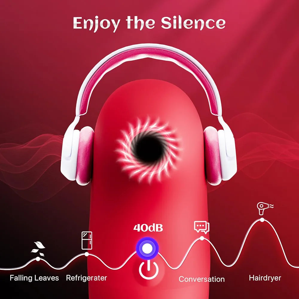 Rose Clitoral Suction Vibrator - 7 Mode Stimulating Sex Toy for Women